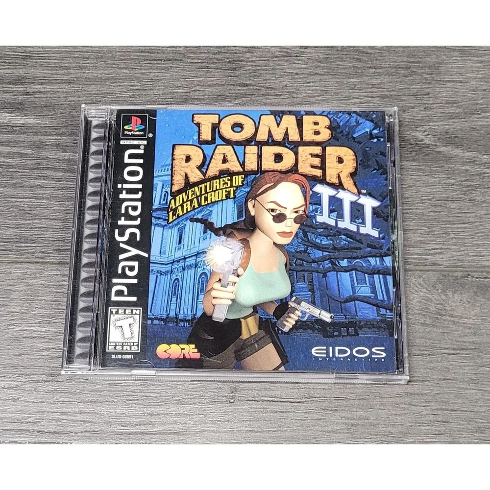 Tomb Raider III Playstation PS1 Video Game